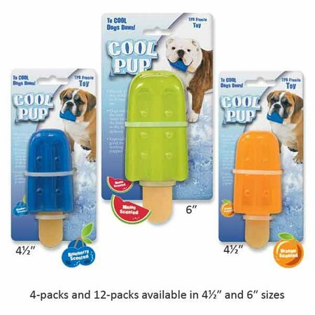 PARTYANIMAL Popsicle Toy, Orange - Large PA3722474